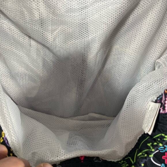 Surf Society Swim Shorts Men's Large Black/Multicolor Doodle AOP Party Beach - Picture 6 of 9